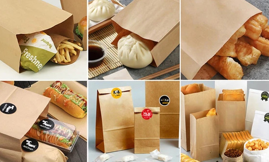 TÚI GIẤY KRAFT ĐỰNG THỰC PHẨM